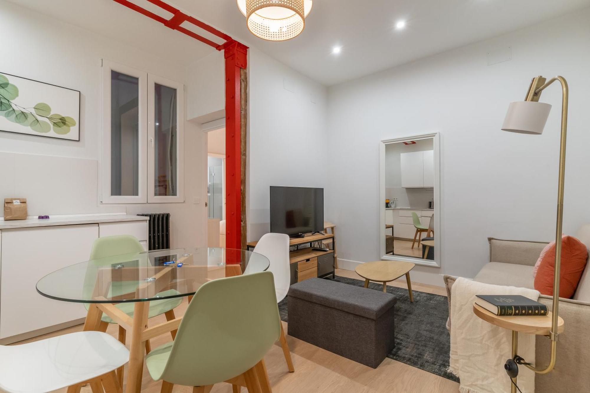 Appartamento Cozy And Central-1Bd 1Bth- Cortes Madrid Esterno foto